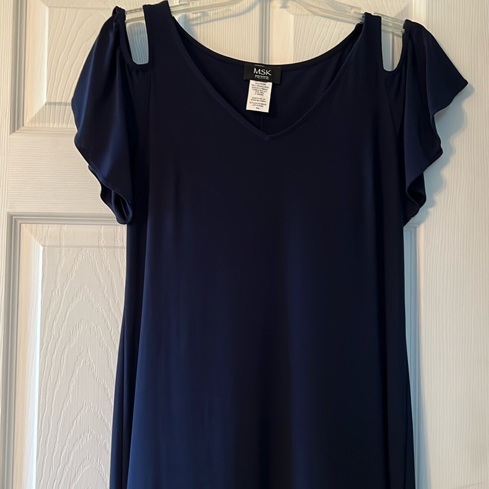 Cold shoulder long dress